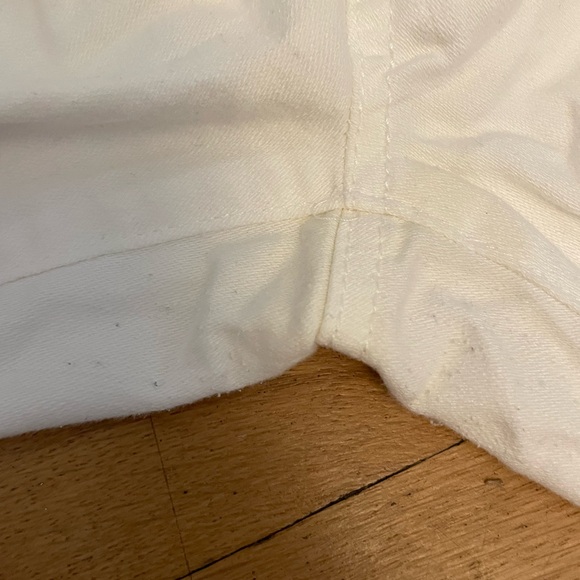 Off-white skinny cuffed maternity jeans - Picture 4 of 6